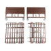 Drive Lightweight Bariatric Homecare Bed frame sections bed ends and assembly components arranged on a white background