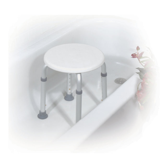 Drive Medical adjustable bath stool in shower