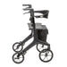 Drive Medical AeroCarbon Rollator, Black, Side View