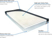 Drive Medical ARUBA mattress foam layers and cover