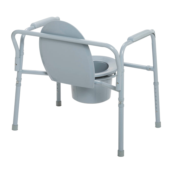 Drive Medical bariatric commode rear view