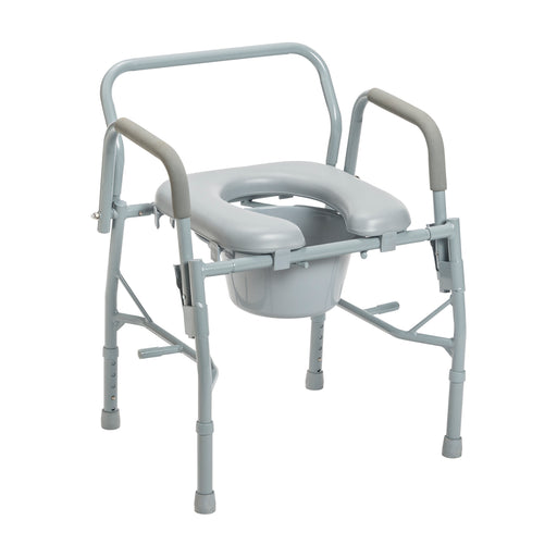 Drive Medical drop arm commode with raised arms