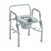Drive Medical drop arm commode with raised arms