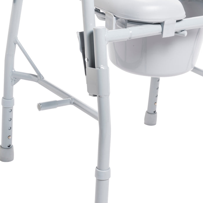 Drive Medical commode height adjustment