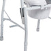 Drive Medical commode height adjustment