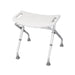 Drive Medical folding bath bench side angle view