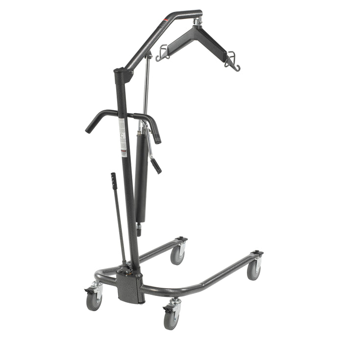 Drive Medical hydraulic patient lift angled view