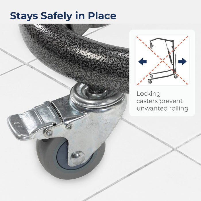 Drive Medical hydraulic patient lift locking casters