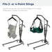 Drive Medical hydraulic patient lift sling options