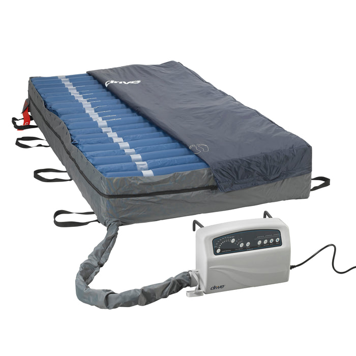 Drive Medical low air loss mattress with cover open