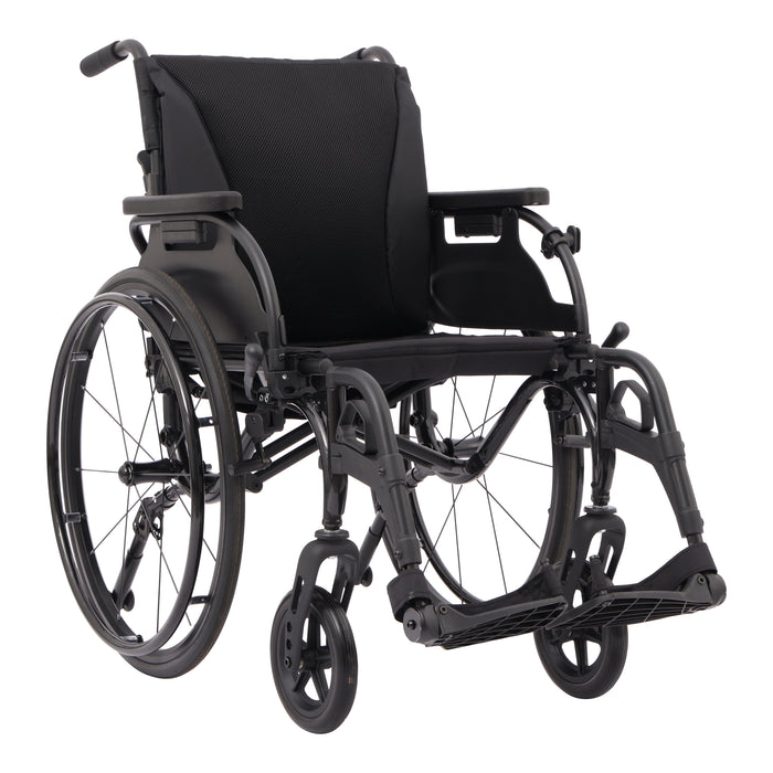 Drive Medical Nitro Cruise wheelchair black front view