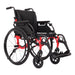 Drive Medical Nitro Cruise wheelchair red front view