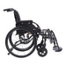 Drive Medical Nitro Cruise wheelchair side view black