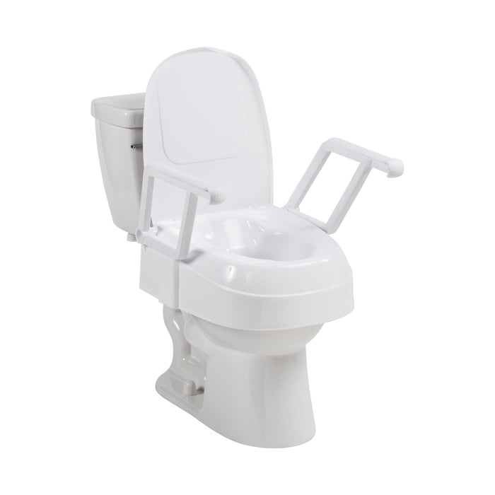Drive Medical PreserveTech toilet seat arms down
