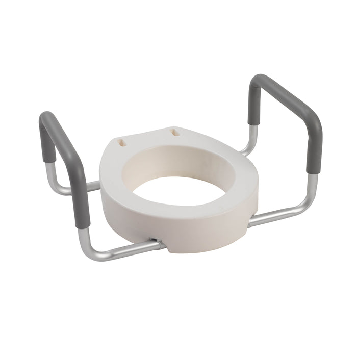 Drive Medical raised toilet seat with arms