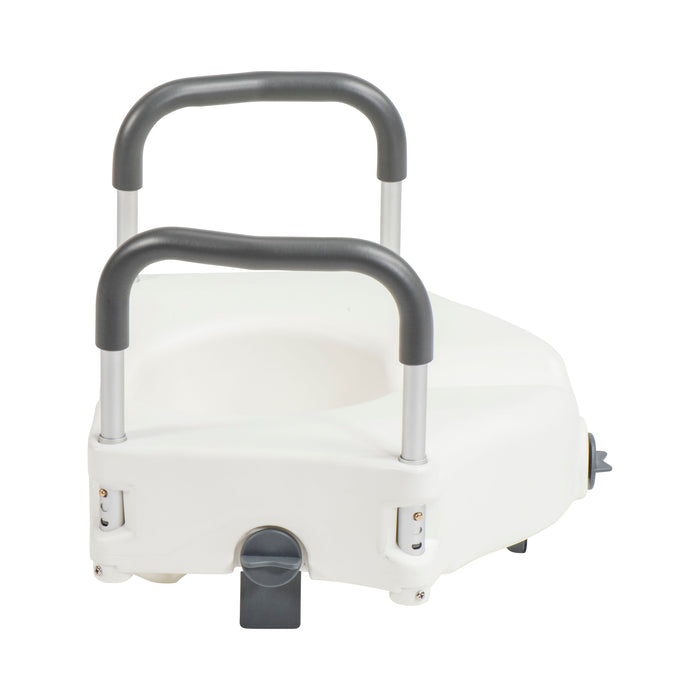 Drive Medical raised toilet seat rear view