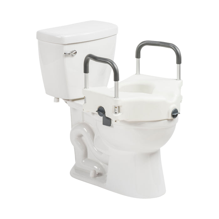 Drive Medical PreserveTech Secure Lock Raised Toilet Seat, 5" Height - view 5