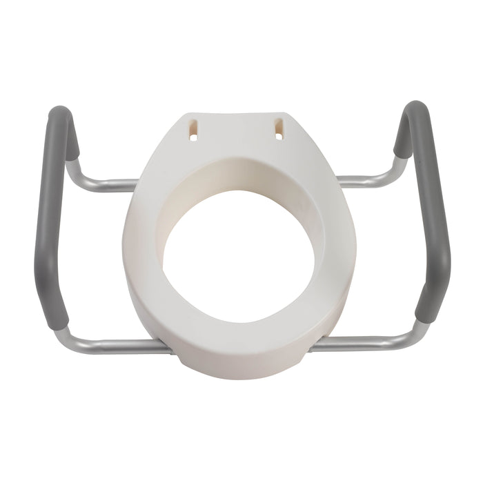Drive Medical raised toilet seat with standard seat