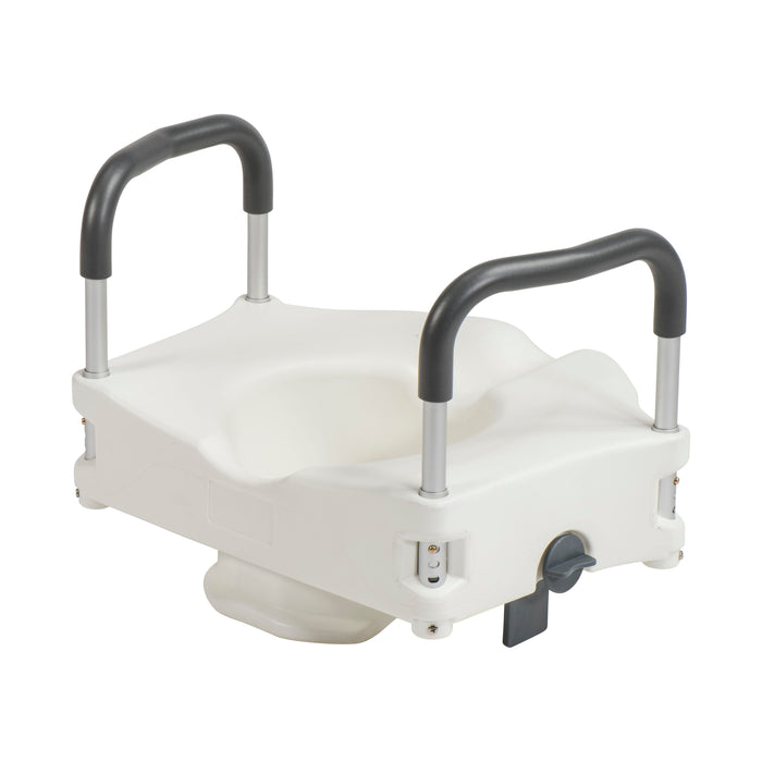 Drive Medical raised toilet seat with arms
