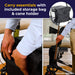 Compact Folding Rollator Rolling Walker, Grey/Black Cand Holder and Storage Bag