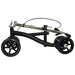 Drive Medical Rosco Deluxe Knee Rollator folded for storage
