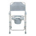 Drive Medical shower commode chair front view
