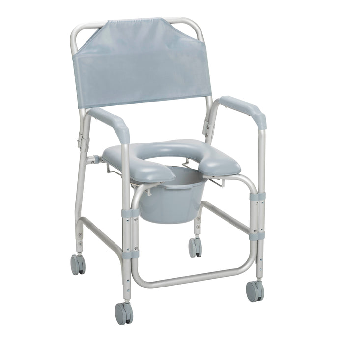 Drive Medical shower commode chair with wheels