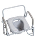 Drive Medical steel drop arm bedside commode