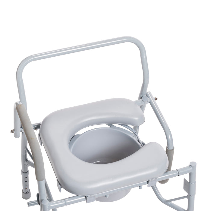 Drive Medical drop arm commode with raised arm