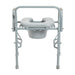 Drive Medical bedside commode rear view