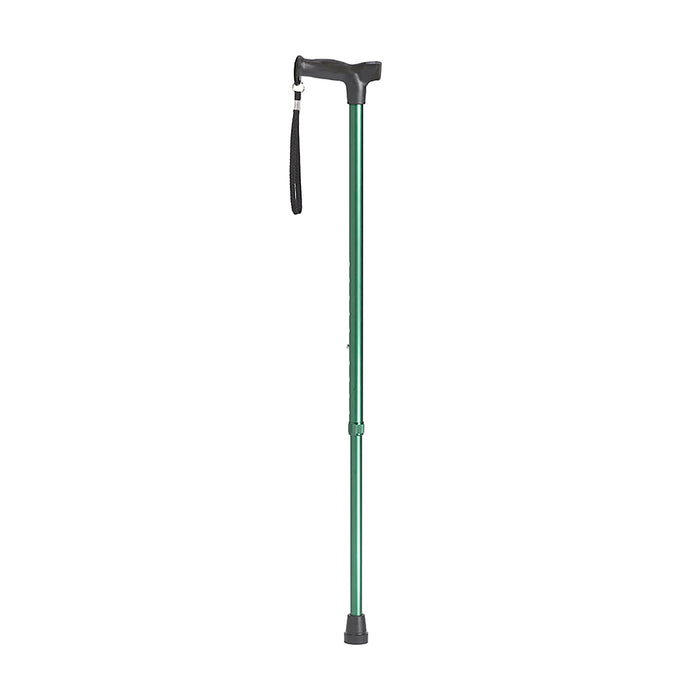 Drive Medical adjustable T-Handle Cane forest green