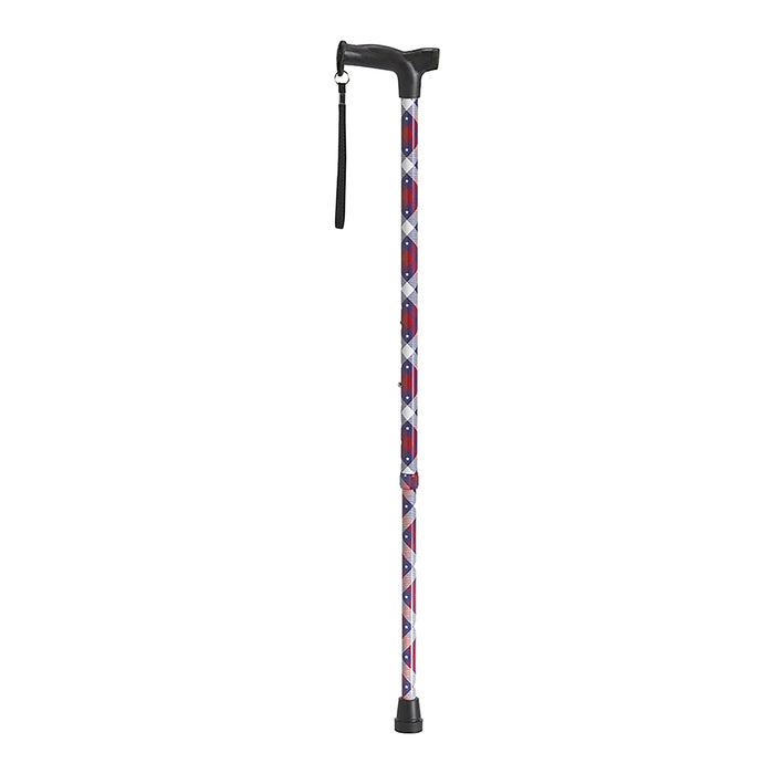 Drive Medical adjustable T-Handle Cane patriotic