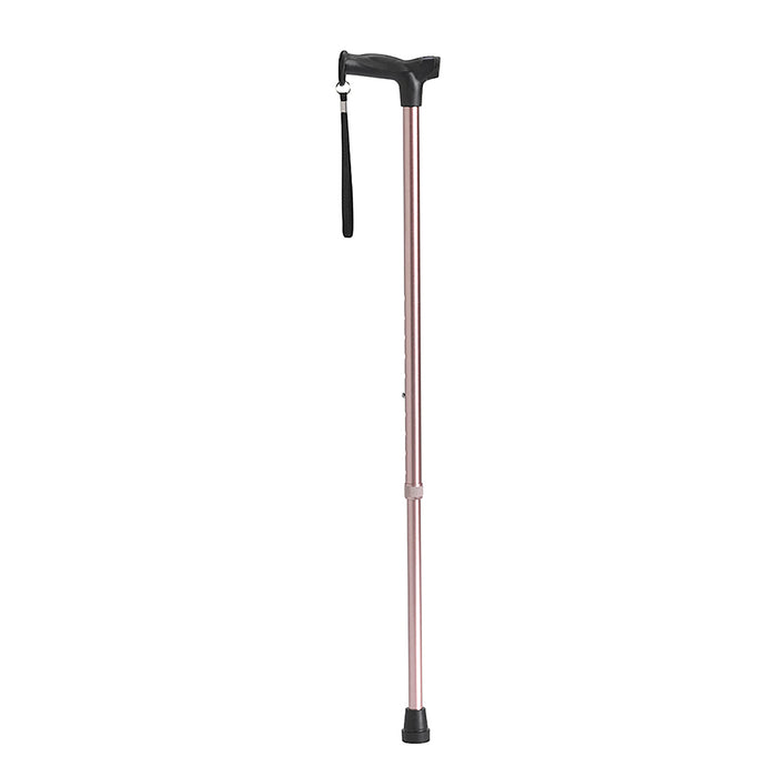 Drive Medical adjustable T-Handle Cane rose gold
