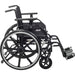 Drive Medical Viper Plus GT wheelchair side profile with universal armrests