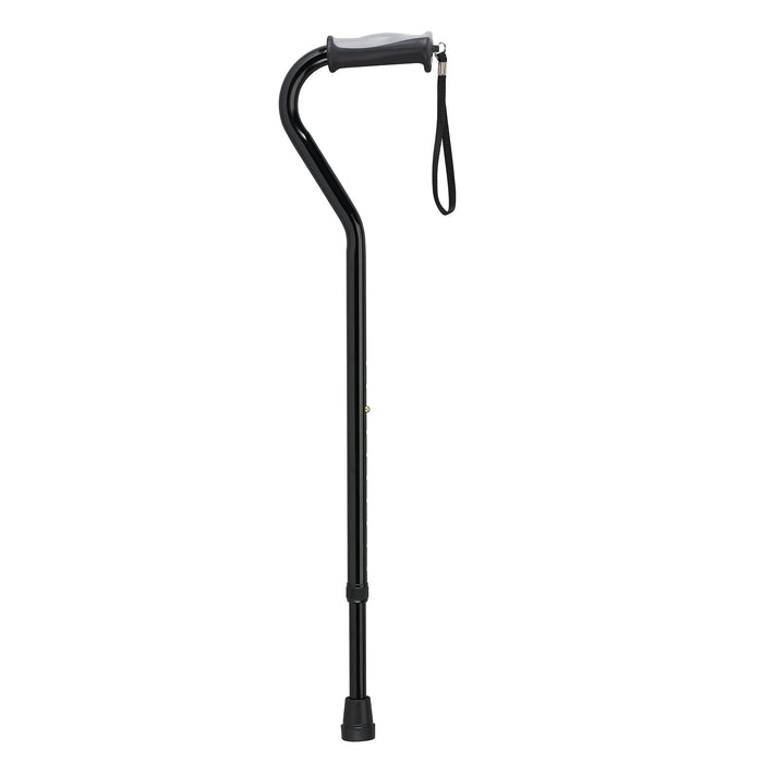 Drive Medical offset cane with gel grip black