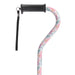 Drive Medical floral offset cane gel grip close-up