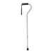 Drive Medical adjustable offset cane floral
