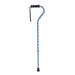 Drive Medical adjustable offset cane plaid