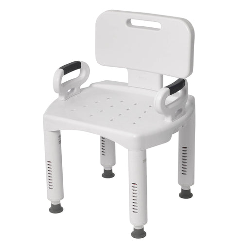 Drive Medical premium shower chair with back and arms