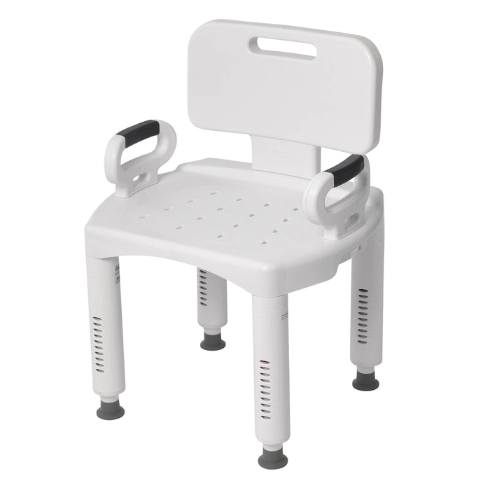 Drive Medical premium shower chair with back and arms