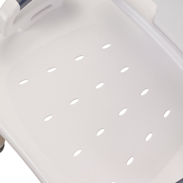 Drive Medical shower chair seat with drainage holes