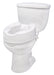Drive raised toilet seat with lock