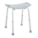 Drive Medical shower bath bench front angle view