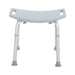 Drive Medical shower bath bench front view