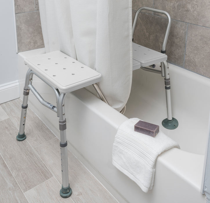 Drive Splash Defense transfer bench installed in bathtub6