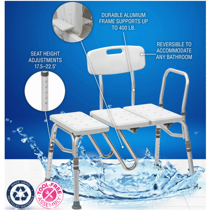 Drive Splash Defense transfer bench features and adjustments
