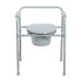 Drive Medical steel folding commode front view