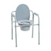 Drive Medical steel folding commode open seat