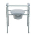Drive Medical steel folding commode rear view