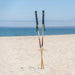 Drive Medical Summit walking poles on beach